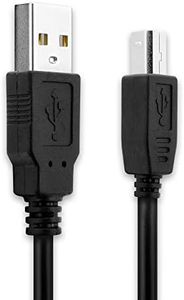 subtel® Câble USB télécommande data et charge de 3m compatible avec Rode NT-USB/Podcaster USB A Standard USB vers USB B 2.0 noir Fil en PVC données