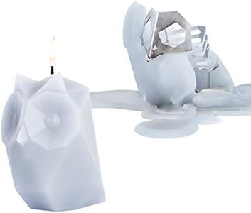 PyroPet Ugla Cool Grey - Vela de Animal, diseño de búho con Esqueleto