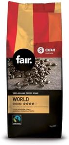 Oxfam fair Fairtrade Organic World Blend Ground coffee 1kg