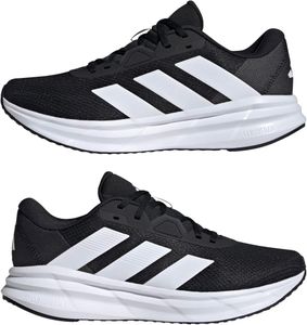 adidas Men’s Galaxy 7 Running Shoes – Black/White, Size 11.5 UK