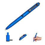 OLIGHT O'Pen Glow 4-in-1 Rechargeable Pen Flashlight, 120 Lumens Slim LED Penlight with Green Beam, Pen Tip Light, Pen Clip Light, an EDC Pen for Writing in The Dark, Office Supplies (Blue)