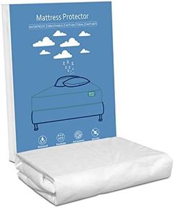 Protector de colchón 135x180x35 cm,Impermeable, Resistente y Transpirable. Fácil de Lavar. Ajustable