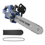 NANWEI Chainsaw 12 Inch Compatible with Makita 18V Battery, Cordless Electric Saw with Brake-Equipped Baffle, Brushless Motor for Wood Cutting, Dial-Controlled Automatic Lubrication (Without Battery)