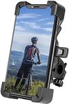 Bike Phone Mount, Adjustable Motorcycle Phone Mount for Handlebars, Quick-release Phone Holder with Quad Lock Clamp, Fit for iPhone 12 Pro Max/Samsung Galaxy S10 Plus and More 4.5-7 inch Devices