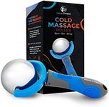 Cold Massage Roller Ball | Cold Therapy | Ice Roller Ball with Handle | cryo Stick | Relieve Muscle Pain (Blue)