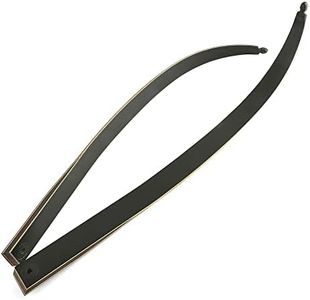 60" Black Hunter Recurve Bow Wood Takedown Bow Right Hand for Adults American Hunting Longbow 20-60lbs for Archery Hunting Shooting Practice