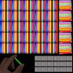 SENONAPO 1000 Pcs Fishing Glow Sticks Bulk 1.6 Inch Small Glow Night Fishing Glow Stick Mini Underwater Light Stick Rod Tip Glow Sticks for Rave Christmas Easter Halloween Party Decor Supplies