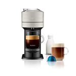 Nespresso Vertuo Next Automatic Pod Coffee Machine for Americano, Decaf, Espresso by Krups in Grey