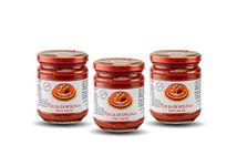 Moretti® Spicy Spilinga Nduja 180g (180g, Pack of 3)| Artisan Spreadable & Creamy Salami in Jar | Made in Calabria | No GMOs