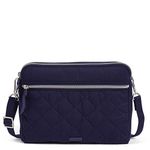 Vera Bradley Performance Twill Triple Compartment Crossbody Purse, Classic Navy