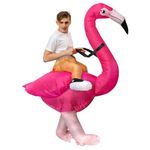 JASHKE Flamingo Costume Inflatable Costume Adult Inflatable Halloween Costumes Fancy Dress for Adult