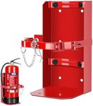 Heavy Duty Vehicle Bracket,Fire Extinguisher Brackets&Mounts-St12 Steel Red, Fit 10lb Dry/5lb Co2 Extinguisher-for School,Garage,Vehicle,Boat,Truck Generic Replacement for 809 by amerex