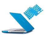 RUBAN Case Compatible with MacBook Pro 15 inch 2011 2010 2009 Release A1286, Plastic Hard Case Shell and Keyboard Cover for Older Version MacBook Pro 15 Inch with CD-ROM - Light Blue