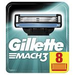 Gillette Mach3 Razor Blades for Men, Pack of 1 (1 x 8 Pieces)