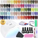 JODSONE 60 PCS Gel Nail Polish Kit 