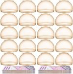 MORGLES HD Wig Cap, 20Pcs Wig Caps Ultra Thin, Transparent Wig Cap for Lace Front Wig Stretchy Nylon Wig Caps for Women, Nude