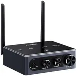 PROZOR Bluetooth 5.2 DAC Amplifier Optical/RCA/AUX Input, aptX-HD/aptX/AAC Support, 100W x 2 Class D Stereo Amp, Plug n Play Home Audio Amplifiers for Passive Speakers, Works with Smartphone PC TV