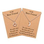 PINKDODO Best Friend Gift for Women, Bff Best Friend Necklace for 2 Girls Friendship, Birthday Christmas Friendship Gifts for Best Friend Women Sister