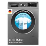 Bosch 10.5/6 KG Inverter Front Load Washer Dryer with LED TOUCH DISPLAY (WNA2E4U1IN,Cast Iron Grey)