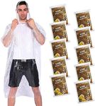 COOY Rain Ponchos,with Drawstring H