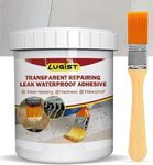 LUGIST Roof Water Leakage Solution, Waterproof Glue, Waterproof Coating, Roof Waterproofing, Water Proof Glue, Crack Seal, Liquid Rubber for Waterproofing, Wall Glue (PACK 1 / 300GM)