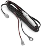 Official Cobra Escort Direct Wire Power Cord for Radar and Laser Detectors, BLACK