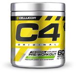 C4 Original Beta Alanine Sports Nutrition Bulk Pre Workout Powder for Men & Women | Best Pre-Workout Energy Drink Supplements | Creatine Monohydrate | Green Apple | 60 Servings