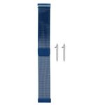 HARFINGTON Stainless Steel Mesh Watch Band 20mm Quick Release Adjustable Strap Magnetic Clasp for Men Women, Blue