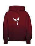 More & More Unisex-Child Cotton Hooded Neck Dancing Girl Printed Hoodie (Dancing Girl Hoodie Kids Maroon-22_Maroon_2 Years-3 Years)