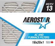 Aerostar 18x20x1 MERV 13 Pleated Air Filter, Made in Canada, 12-Pack