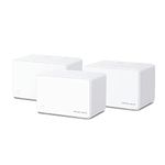 MERCUSYS Halo H80X Ax3000 Whole Home Mesh Wi-Fi 6 System|3000 Mbps Dual Band Wireless Gigabit Router|Seamless Roaming|Coverage Upto 7,000 Ft² (650 M²)|Pack of 3,White