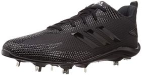 adidas Adizero Stabile Low Baseball Shoes Metal Cleats UK 11 Core Black