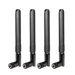 8dBi RP-SMA Male 3G 4G LTE Cellular Trail Camera Long Range Antenna Compatible with Spypoint Link Micro Link Dark Link S Link EVO Tactacam Stealth Cam Camera Cellular Trail Camera (Pack of 4)， Eifagur