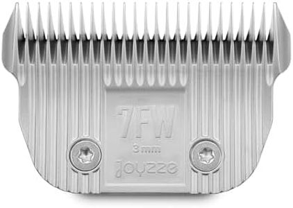 JOYZZE Raptor/Falcon Series A Wide Blade - Professional Grade Dog Clipper Grooming Blades, Detachable, Replacement - Stainless Steel, Coated Ceramic, (A Series #7FW)