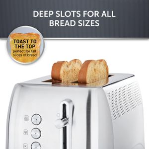 Breville Edge 2-Slice Toaster – Brushed Stainless Steel, Deep Chassis