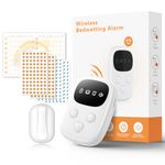 2025 New Wireless Bedwetting Alarm, Bed Wetting Alarm for Boys and Girls, Compact & Comfortable Wireless Sensor, 7 Melodies 3 Modes, Bed Wetting Solutions for Kids, Includes Progress Card
