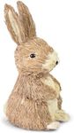 Juvale Sisal Easter Bunny Figurine, Spring Home and Table Top Decoration (7.9 in)