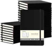 COMIX 24 Pack Lined Journal Notebooks for Work, 240 Pages, Medium 5.5" x 8.3", A5 Hardcover Journaling Notebooks for Business School Office, Notebooks for Notes-Taking Writing