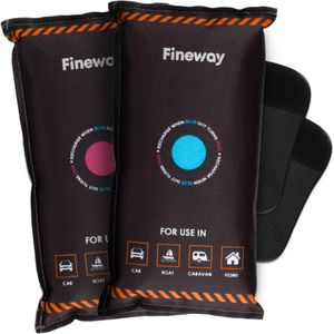 FiNeWaY Car Dehumidifier 2-Pack, 1kg Moisture Absorber