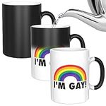 I'm Gay Rainbow Heat Change Mug - F
