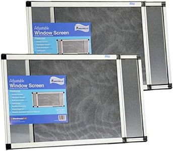 Fenestrelle Expandable Window Screen - Horizontal (15" H x 21" - 40" W), 2 Pack of Medium Adjustable Window Screens, Perfect Replacement Screen for Window, Window Net Screen and Window Screen Mesh