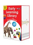 Early Learning Library - Box Set of 10 Books : Big Board Books Series (Large Font)