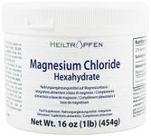 Magnesium Chloride 1 Pound - 454 g | Hexahydrate | Pharmaceutical Grade | Crystal Powder | Pure Ph. Eur, BP, USP, 100% Edible - Muscle Pain Relief | Heiltropfen®