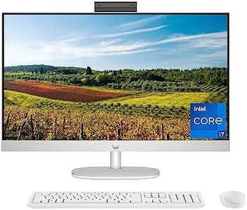 HP 27 inch All-in-One Desktop PC, FHD Display, 13th Gen Intel Core i7-1355U, 16 GB RAM, 512 GB SSD, Intel UHD Graphics, Windows 11 Home, 27-cr0080 (2023)