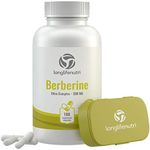 Berberine Supplement 500mg HCL Extract | Made in USA | 1000mg Per Serving | Dihydroberberine Plus Berberis Aristata Complex