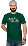 Workshop Graphic Printed T-Shirt for Men & Women | Netflix Series Funny Quirky tee Shirts Squad Game Movie Tee Shirt Unisex Anime K-Drama Green