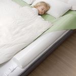 YIHATA Bed Rail for Toddlers, 1 Pack Portable Foam Bed Bumper with Adjustable Straps Non-Slip Machine Washable Cover, Bed Guard Rail for Full Size Beds, Bed Rail for Kids, Adults, and Seniors