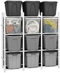 PROSLAT Bin Warehouse Rack - 12 Totes Compact