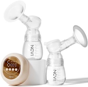 NCVI Tire Lait Electrique, Tire Lait Électrique Double 8128, 4 Modes et 9 Niveaux, Pompe d'allaitement Électrique Portable, Bride de 21/24mm