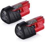 Powerextra 2 Pack 12V 3000mAh Lithi